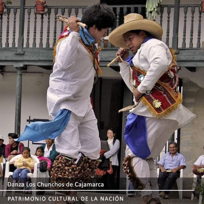 Patrimonio cultural de la Nación la danza Chunchos de Cajamarca